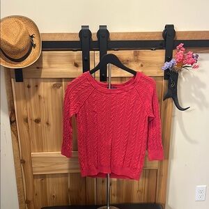 American Eagle Outfitters Pink Crew Neck Sweater Soft Knit